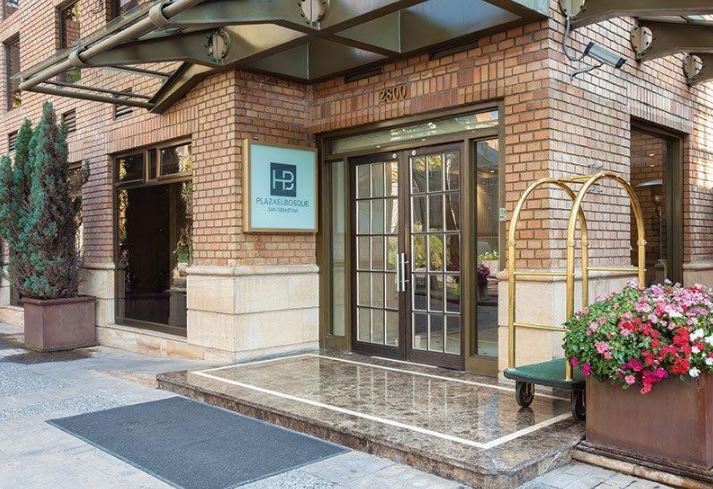ホテル Plaza El Bosque San Sebastian サンティアゴ エクステリア 写真